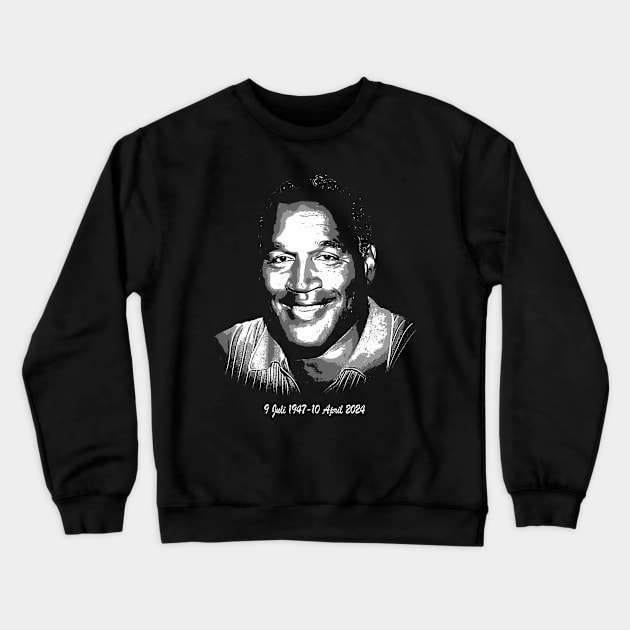 RIP oj simspon Crewneck Sweatshirt by jerrysanji